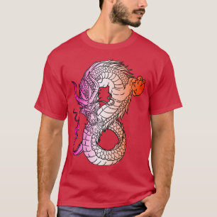 Japanse Draak Vintage Demon Retro 1 T-shirt