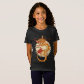 Japanse Draak Vintage T-shirt (Voorkant volledig)