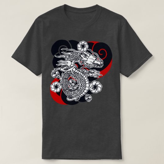 Japanse Dragon17 T-shirt (Design voorkant)