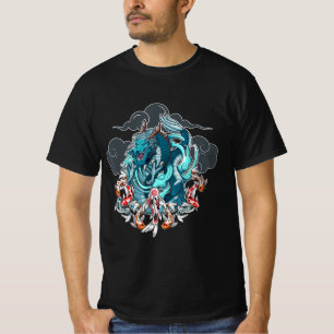 Japanse dragon Anime Japan Tattoo Anime Lover Cut T-shirt