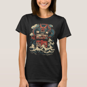 Japanse Dragon Art Wave Bento Box Lunchbox T-shirt