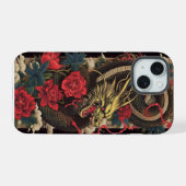 Japanse Dragon telefoonhoesje iPhone 15 Case (Achterkant horizontaal)