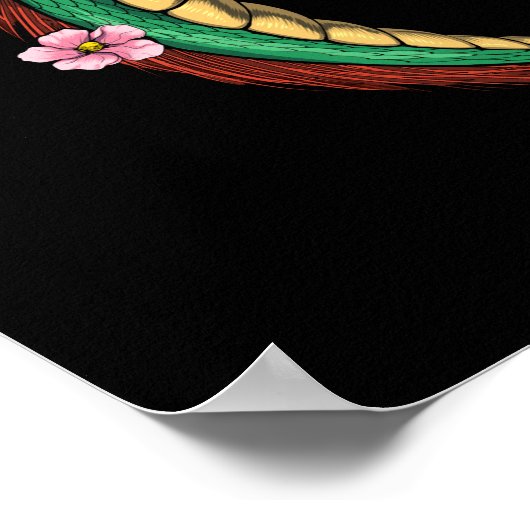 Japanse Dragon Tiger Battle Poster (Hoek)