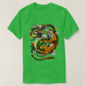 Japanse Dragon Tiger T-shirt (Design voorkant)