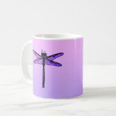 Japanse dragonfly, amethyst paars Koffiemok (Voorkant links)