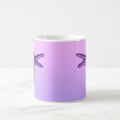 Japanse dragonfly, amethyst paars Koffiemok (Center)