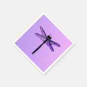  Japanse dragonfly, amethyst paars Servet (Hoek)