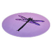 Japanse dragonfly, amethyst paars Snijplank (Hoek)