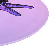 Japanse dragonfly, amethyst paars Snijplank (Hoek)