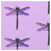  Japanse dragonfly, amethyst paars Stof (Close Up)