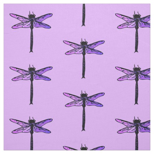  Japanse dragonfly, amethyst paars Stof (Swatch)
