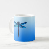 Japanse dragonfly, saffierblauw Koffiemok (Voorkant links)