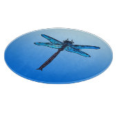  Japanse dragonfly, saffierblauw Snijplank (Hoek)