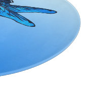  Japanse dragonfly, saffierblauw Snijplank (Hoek)