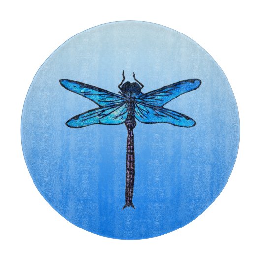  Japanse dragonfly, saffierblauw Snijplank (Voorkant)