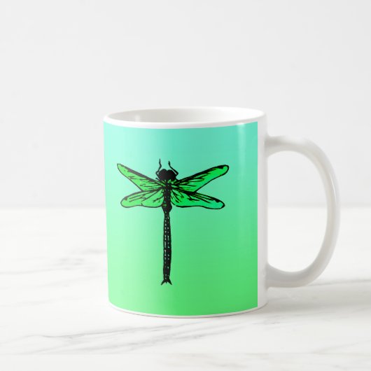 Japanse Dragonfly, smaragdgroen Koffiemok (Rechts)