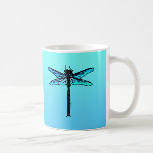 Japanse dragonfly, turkooisblauw Koffiemok