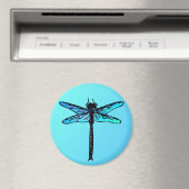  Japanse dragonfly, turkooisblauw Magneet (Insitu (Vaatwasser))