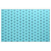  Japanse dragonfly, turkooisblauw Stof (Yard (91,4 cm))