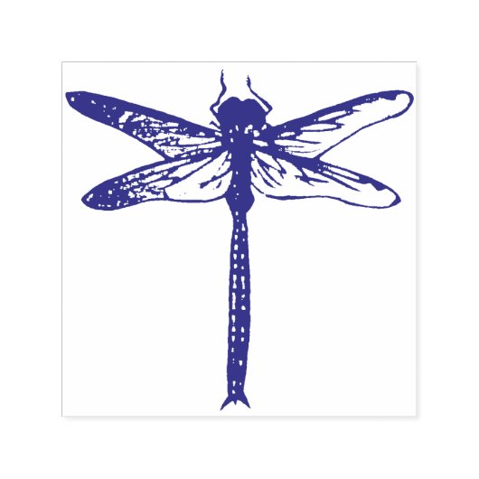 Japanse dragonfly Zelfinktende Stempel (Design)