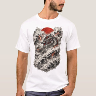 Japanse Drakentatoeage T-shirt – Traditionele Irez