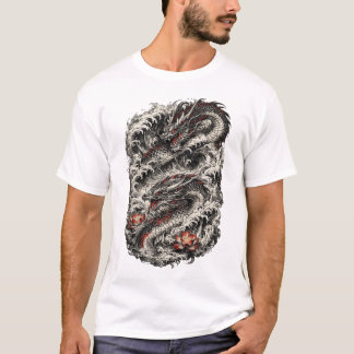 Japanse Drakentatoeage T-Shirt | Traditionele Irez