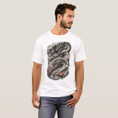 Japanse Drakentatoeage T-Shirt | Traditionele Irez (Voorkant volledig)