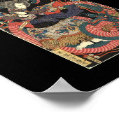 Japanse drakenverf ongeveer 1860 poster (Hoek)