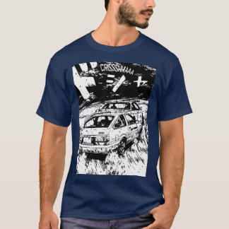 Japanse Drift Racer AE86 Drifting Eurobeat Inten T-shirt