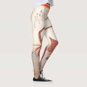 JAPANSE DRUK VAN KREEFT GEDRUKTE LEGGINGS (Rechts)