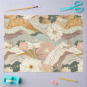 Japanse Elegantie Bloemen Patroon Decoupage Tissuepapier (Craft)