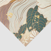 Japanse Elegantie Bloemen Patroon Decoupage Tissuepapier (Detail)