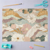 Japanse Elegantie Bloemen Patroon Decoupage Tissuepapier (Craft)