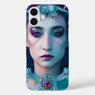 Japanse Empress Jewels Pareltjes Fantasy Art Poste iPhone 16 Plus Hoesje