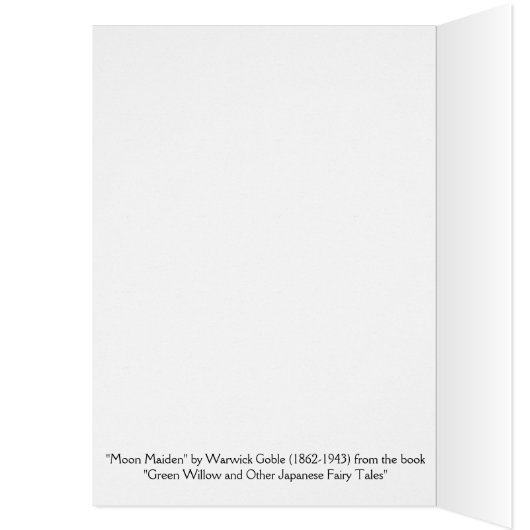 -Japanse engel met Peacock Feathers, (Binnen (Links))