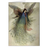-Japanse engel met Peacock Feathers, (Voorkant)