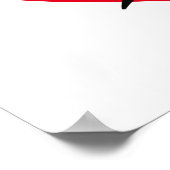 Japanse Enso Circle met Courage Kanji (勇) Brave Poster (Hoek)