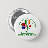 Japanse ere-Ieren Ronde Button 5,7 Cm (Voorkant /achterkant)