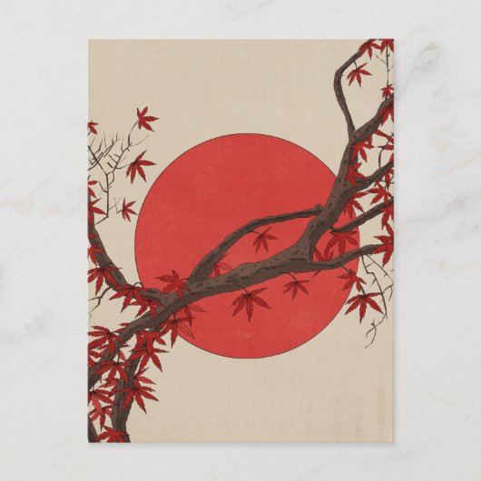 Japanse Esdoorn Briefkaart (Voorkant)