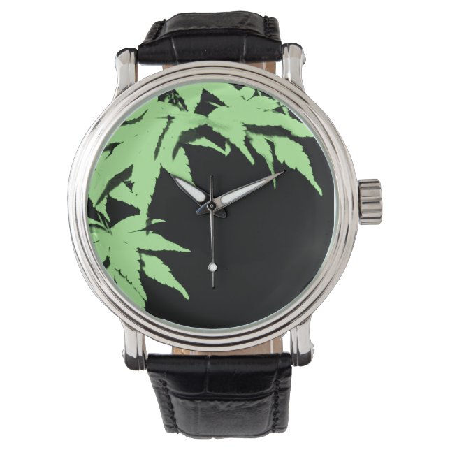Japanse Esdoorn Horloge (Voorkant)