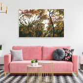 Japanse esdoorn in de herfst II Canvas Afdruk (Insitu (Woonkamer))