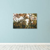 Japanse esdoorn in de herfst II Canvas Afdruk (Insitu (Houten vloer))