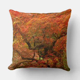 Japanse esdoorn in herfstkleuren kussen