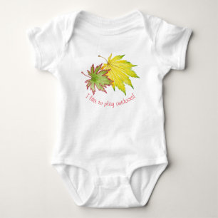 Japanse esdoorn op een Baby Bodysuit