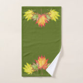 Japanse esdoorn op een badkamer handdoek set (Handdoek)