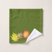 Japanse esdoorn op een badkamer handdoek set (Wasdoekje)