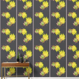 Japanse esdoorn op een behang