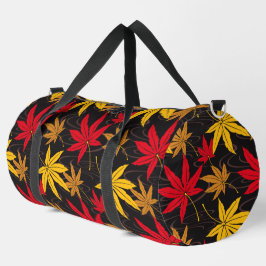 JAPANSE ESDOORN PATROON IN ZWART PLUNJEZAK