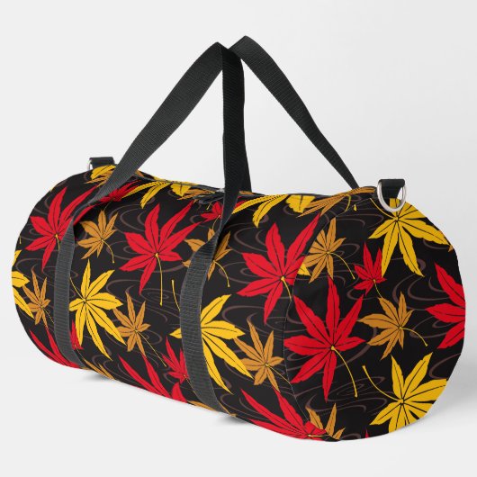 JAPANSE ESDOORN PATROON IN ZWART PLUNJEZAK (Linkerhoek)