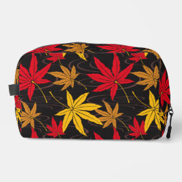 JAPANSE ESDOORN PATROON IN ZWART TOILETTASJE